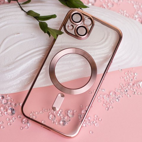 Nakładka Color Chrome Mag do Samsung Galaxy A15 4G / A15 5G różowo-złota Nakładka Color Chrome Mag do Samsung Galaxy A15 4G / A15 5G różowo-złota