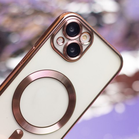 Nakładka Color Chrome Mag do Samsung Galaxy A15 4G / A15 5G różowo-złota Nakładka Color Chrome Mag do Samsung Galaxy A15 4G / A15 5G różowo-złota