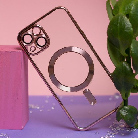 Nakładka Color Chrome Mag do Samsung Galaxy A15 4G / A15 5G różowo-złota Nakładka Color Chrome Mag do Samsung Galaxy A15 4G / A15 5G różowo-złota