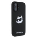 Karl Lagerfeld nakładka do iPhone 16 6,1" KLHMP16SSCHPPLK czarna hardcase Silicone Choupette Head Print MagSafe Karl Lagerfeld nakładka do iPhone 16 6,1" KLHMP16SSCHPPLK czarna hardcase Silicone Choupette Head Print MagSafe