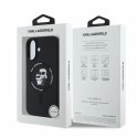 Karl Lagerfeld nakładka do iPhone 16 6,1" KLHMP16SSCMKCRHK czarna hardcase Silicone KC Heads Ring MagSafe Karl Lagerfeld nakładka do iPhone 16 6,1" KLHMP16SSCMKCRHK czarna hardcase Silicone KC Heads Ring MagSafe