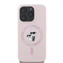 Karl Lagerfeld nakładka do iPhone 16 Pro 6,3" KLHMP16LSCMKCRHP różowa hardcase Silicone KC Heads Ring MagSafe Karl Lagerfeld nakładka do iPhone 16 Pro 6,3" KLHMP16LSCMKCRHP różowa hardcase Silicone KC Heads Ring MagSafe