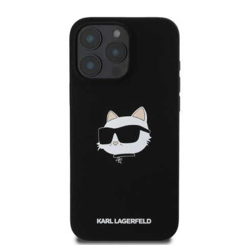 Karl Lagerfeld nakładka do iPhone 16 Pro Max 6,9" KLHMP16XSCHPPLK czarna hardcase Silicone Choupette Head Print MagSafe Karl Lagerfeld nakładka do iPhone 16 Pro Max 6,9" KLHMP16XSCHPPLK czarna hardcase Silicone Choupette Head Print MagSafe