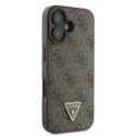 Guess nakładka Leather 4G Triangle Strass do iPhone 16 6,1" GUHCP16SP4TDPW brązowa MagSafe Guess nakładka Leather 4G Triangle Strass do iPhone 16 6,1" GUHCP16SP4TDPW brązowa MagSafe