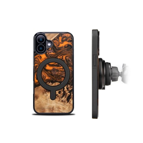Bewood nakładka Unique do iPhone 16 6,1" Orange z MagSafe Bewood nakładka Unique do iPhone 16 6,1" Orange z MagSafe