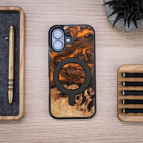 Bewood nakładka Unique do iPhone 16 6,1" Orange z MagSafe Bewood nakładka Unique do iPhone 16 6,1" Orange z MagSafe