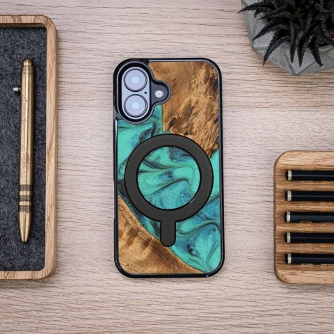 Bewood nakładka Unique do iPhone 16 6,1" Turquoise z MagSafe Bewood nakładka Unique do iPhone 16 6,1" Turquoise z MagSafe