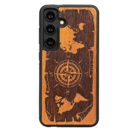 Bewood nakładka do Samsung Galaxy A55 5G Róża Wiatrów Merbau