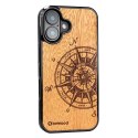 Bewood nakładka do iPhone 16 6,1" Traveler Merbau Bewood nakładka do iPhone 16 6,1" Traveler Merbau