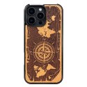 Bewood nakładka do iPhone 16 Pro Max 6,9" Róża Wiatrów Merbau Bewood nakładka do iPhone 16 Pro Max 6,9" Róża Wiatrów Merbau