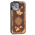 Bewood nakładka do iPhone 16 Pro Max 6,9" Róża Wiatrów Merbau Bewood nakładka do iPhone 16 Pro Max 6,9" Róża Wiatrów Merbau
