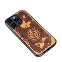 Bewood nakładka do iPhone 16 Pro Max 6,9" Róża Wiatrów Merbau Bewood nakładka do iPhone 16 Pro Max 6,9" Róża Wiatrów Merbau