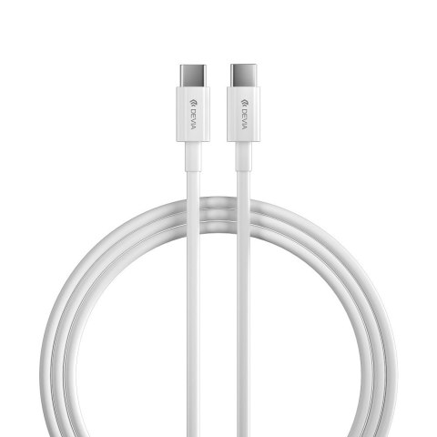 Devia ładowarka sieciowa Extreme PD GaN 65W 2x USB-C 1x USB biała + kabel USB-C - USB-C do laptopa Devia ładowarka sieciowa Extreme PD GaN 65W 2x USB-C 1x USB biała + kabel USB-C - USB-C do laptopa