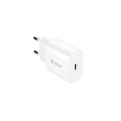 Devia ładowarka sieciowa Rocket PD 20W 1x USB-C biała + kabel USB-C - Lightning Devia ładowarka sieciowa Rocket PD 20W 1x USB-C biała + kabel USB-C - Lightning