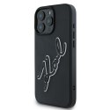 Karl Lagerfeld nakładka do iPhone 16 Pro 6,3" KLHCP16L3DRKSDLK czarna Hardcase 3D Rubber Bicolor Signature Karl Lagerfeld nakładka do iPhone 16 Pro 6,3" KLHCP16L3DRKSDLK czarna Hardcase 3D Rubber Bicolor Signature