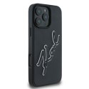 Karl Lagerfeld nakładka do iPhone 16 Pro 6,3" KLHCP16L3DRKSDLK czarna Hardcase 3D Rubber Bicolor Signature Karl Lagerfeld nakładka do iPhone 16 Pro 6,3" KLHCP16L3DRKSDLK czarna Hardcase 3D Rubber Bicolor Signature