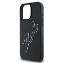 Karl Lagerfeld nakładka do iPhone 16 Pro 6,3" KLHCP16L3DRKSDLK czarna Hardcase 3D Rubber Bicolor Signature Karl Lagerfeld nakładka do iPhone 16 Pro 6,3" KLHCP16L3DRKSDLK czarna Hardcase 3D Rubber Bicolor Signature