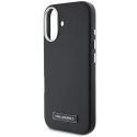 Karl Lagerfeld nakładka do iPhone 16 Plus 6,7" KLHMP16MPGMSRPK czarna Hardcase FW Metal Plate MagSafe Karl Lagerfeld nakładka do iPhone 16 Plus 6,7" KLHMP16MPGMSRPK czarna Hardcase FW Metal Plate MagSafe