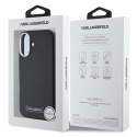 Karl Lagerfeld nakładka do iPhone 16 Plus 6,7" KLHMP16MPGMSRPK czarna Hardcase FW Metal Plate MagSafe Karl Lagerfeld nakładka do iPhone 16 Plus 6,7" KLHMP16MPGMSRPK czarna Hardcase FW Metal Plate MagSafe