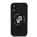 Karl Lagerfeld nakładka do iPhone 16 Plus 6,7" KLHMP16MSCMKCRHK czarna Hardcase Silicone Karl&Choupette Heads Ring MagSafe Karl Lagerfeld nakładka do iPhone 16 Plus 6,7" KLHMP16MSCMKCRHK czarna Hardcase Silicone Karl&Choupette Heads Ring MagSafe