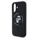 Karl Lagerfeld nakładka do iPhone 16 Plus 6,7" KLHMP16MSCMKCRHK czarna Hardcase Silicone Karl&Choupette Heads Ring MagSafe Karl Lagerfeld nakładka do iPhone 16 Plus 6,7" KLHMP16MSCMKCRHK czarna Hardcase Silicone Karl&Choupette Heads Ring MagSafe