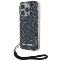 Karl Lagerfeld nakładka do iPhone 16 Pro Max 6,9" KLHCP16XHZBPKCCU fioletowa Hardcase Zebra With Cord Karl Lagerfeld nakładka do iPhone 16 Pro Max 6,9" KLHCP16XHZBPKCCU fioletowa Hardcase Zebra With Cord
