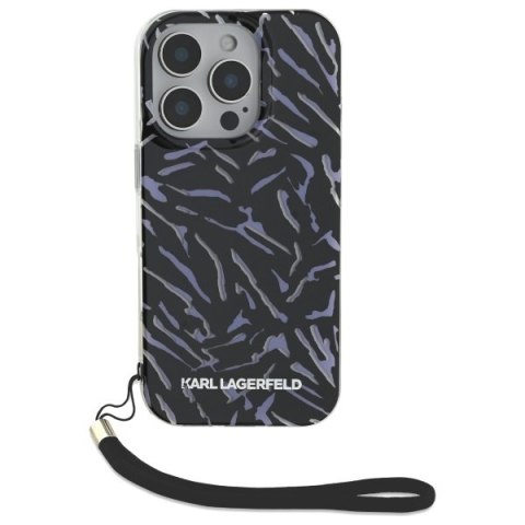 Karl Lagerfeld nakładka do iPhone 16 Pro Max 6,9" KLHCP16XHZBPKCCU fioletowa Hardcase Zebra With Cord Karl Lagerfeld nakładka do iPhone 16 Pro Max 6,9" KLHCP16XHZBPKCCU fioletowa Hardcase Zebra With Cord