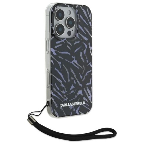 Karl Lagerfeld nakładka do iPhone 16 Pro Max 6,9" KLHCP16XHZBPKCCU fioletowa Hardcase Zebra With Cord Karl Lagerfeld nakładka do iPhone 16 Pro Max 6,9" KLHCP16XHZBPKCCU fioletowa Hardcase Zebra With Cord
