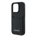 Karl Lagerfeld nakładka do iPhone 16 Pro Max 6,9" KLHCP16XPGKHPRPK czarna Hardcase Cardslots Monogram Karl Lagerfeld nakładka do iPhone 16 Pro Max 6,9" KLHCP16XPGKHPRPK czarna Hardcase Cardslots Monogram