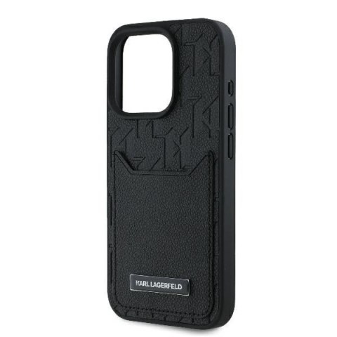 Karl Lagerfeld nakładka do iPhone 16 Pro Max 6,9" KLHCP16XPGKHPRPK czarna Hardcase Cardslots Monogram Karl Lagerfeld nakładka do iPhone 16 Pro Max 6,9" KLHCP16XPGKHPRPK czarna Hardcase Cardslots Monogram