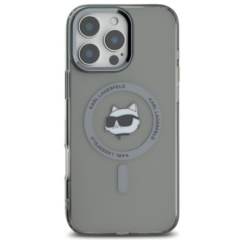 Karl Lagerfeld nakładka do iPhone 16 Pro Max 6,9" KLHMP16XHLSCHK czarna Hardcase IML Metal Choupette Head MagSafe Karl Lagerfeld nakładka do iPhone 16 Pro Max 6,9" KLHMP16XHLSCHK czarna Hardcase IML Metal Choupette Head MagSafe