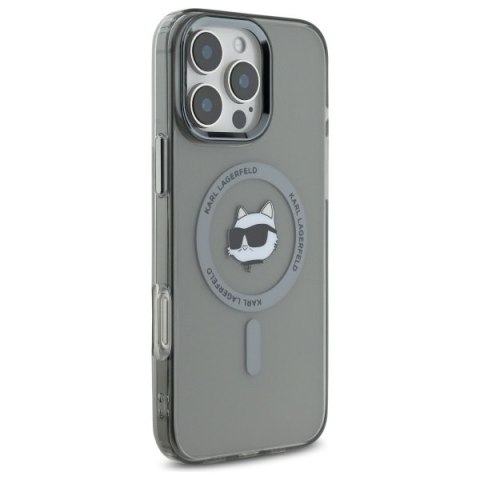 Karl Lagerfeld nakładka do iPhone 16 Pro Max 6,9" KLHMP16XHLSCHK czarna Hardcase IML Metal Choupette Head MagSafe Karl Lagerfeld nakładka do iPhone 16 Pro Max 6,9" KLHMP16XHLSCHK czarna Hardcase IML Metal Choupette Head MagSafe