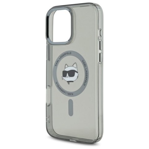 Karl Lagerfeld nakładka do iPhone 16 Pro Max 6,9" KLHMP16XHLSCHK czarna Hardcase IML Metal Choupette Head MagSafe Karl Lagerfeld nakładka do iPhone 16 Pro Max 6,9" KLHMP16XHLSCHK czarna Hardcase IML Metal Choupette Head MagSafe