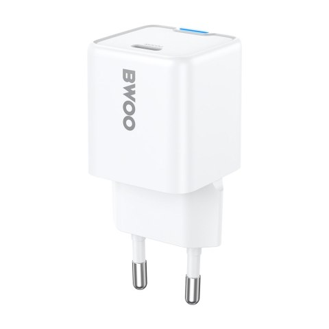 BWOO ładowarka sieciowa PD GaN USB-C 30W biała BWOO ładowarka sieciowa PD GaN USB-C 30W biała