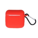 Etui do Airpods 4 / Airpods 4 z ANC z haczykiem czerwone Etui do Airpods 4 / Airpods 4 z ANC z haczykiem czerwone