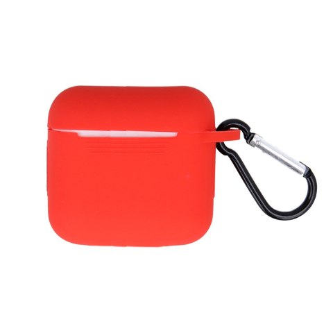 Etui do Airpods 4 / Airpods 4 z ANC z haczykiem czerwone Etui do Airpods 4 / Airpods 4 z ANC z haczykiem czerwone