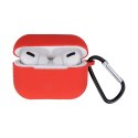 Etui do Airpods 4 / Airpods 4 z ANC z haczykiem czerwone Etui do Airpods 4 / Airpods 4 z ANC z haczykiem czerwone