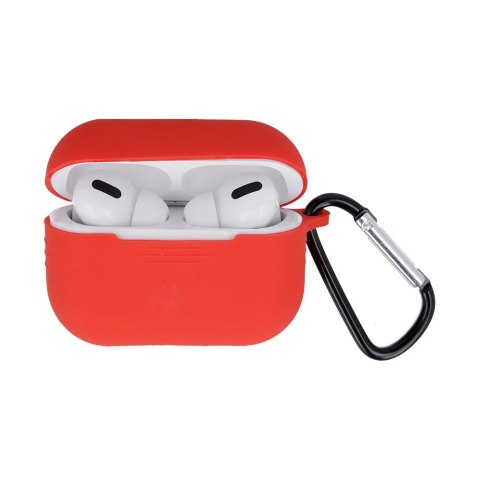 Etui do Airpods 4 / Airpods 4 z ANC z haczykiem czerwone Etui do Airpods 4 / Airpods 4 z ANC z haczykiem czerwone