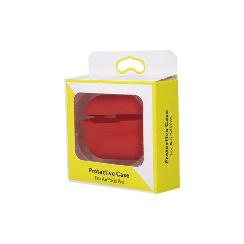 Etui do Airpods 4 / Airpods 4 z ANC z haczykiem czerwone Etui do Airpods 4 / Airpods 4 z ANC z haczykiem czerwone
