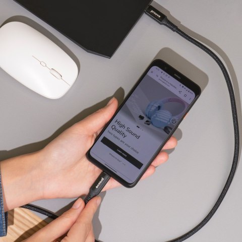 Proove kabel Speed Line USB-C - USB-C 1m 240W czarny Proove kabel Speed Line USB-C - USB-C 1m 240W czarny