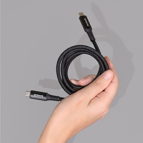 Proove kabel Speed Line USB-C - USB-C 1m 240W czarny Proove kabel Speed Line USB-C - USB-C 1m 240W czarny