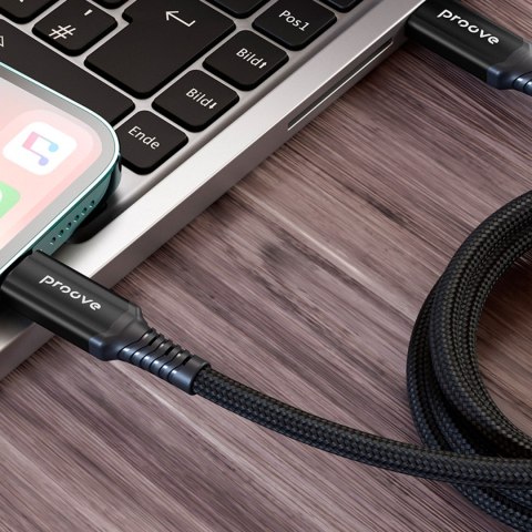 Proove kabel Speed Line USB-C - USB-C 1m 240W czarny Proove kabel Speed Line USB-C - USB-C 1m 240W czarny
