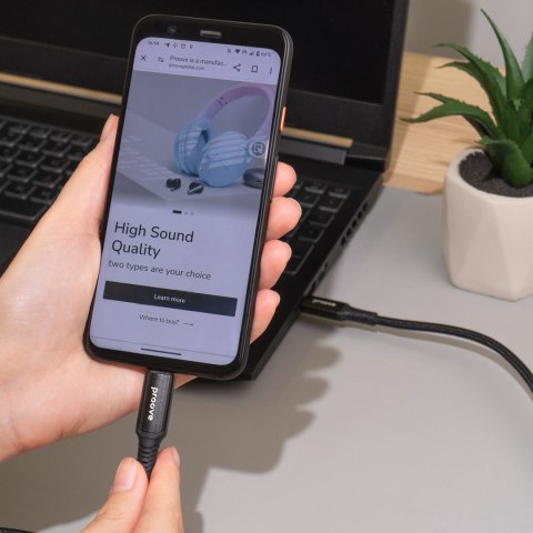 Proove kabel Speed Line USB-C - USB-C 1m 240W czarny Proove kabel Speed Line USB-C - USB-C 1m 240W czarny