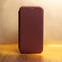 Etui Smart Diva do Xiaomi Redmi 14C 4G/ 14C 5G / Redmi A4 / POCO C75 burgundowe