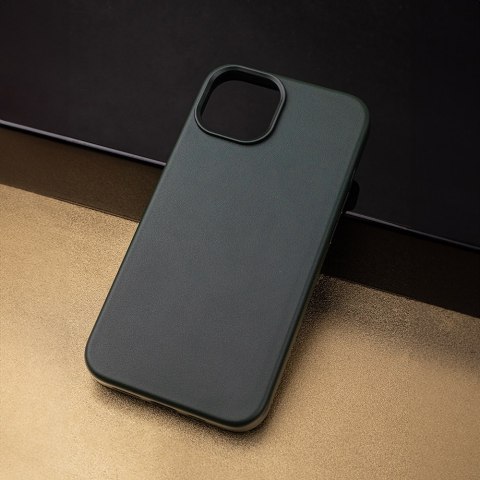 Nakładka Mag Leather do iPhone 16 6,1" ciemnozielona Nakładka Mag Leather do iPhone 16 6,1" ciemnozielona