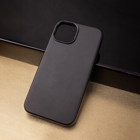 Nakładka Mag Leather do iPhone 16 Plus 6,7" czarna Nakładka Mag Leather do iPhone 16 Plus 6,7" czarna