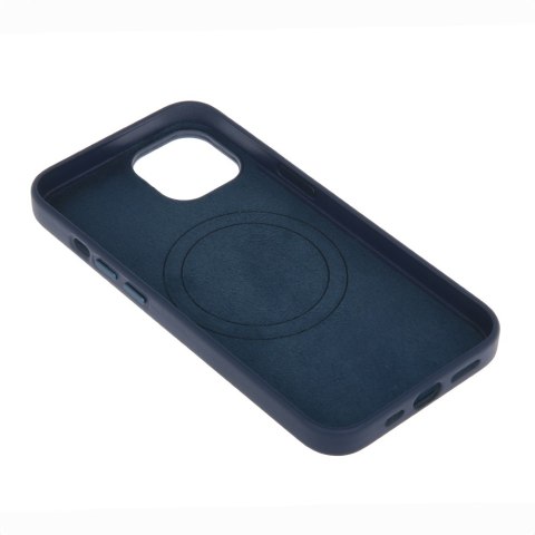 Nakładka Mag Leather do iPhone 16 Pro 6,3" ciemnoniebieska Nakładka Mag Leather do iPhone 16 Pro 6,3" ciemnoniebieska