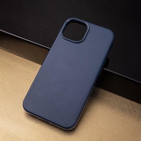Nakładka Mag Leather do iPhone 16 Pro 6,3" ciemnoniebieska Nakładka Mag Leather do iPhone 16 Pro 6,3" ciemnoniebieska