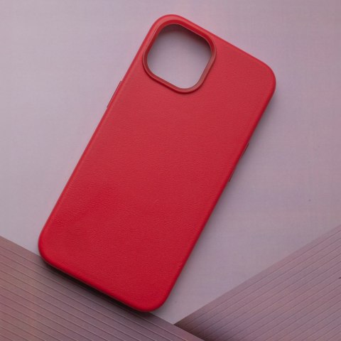 Nakładka Mag Leather do iPhone 16 Pro 6,3" czerwona Nakładka Mag Leather do iPhone 16 Pro 6,3" czerwona