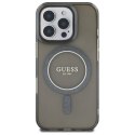 Guess nakładka HC MagSafe IML Glitter Circle do iPhone 16 Pro Max 6,9" czarna Guess nakładka HC MagSafe IML Glitter Circle do iPhone 16 Pro Max 6,9" czarna